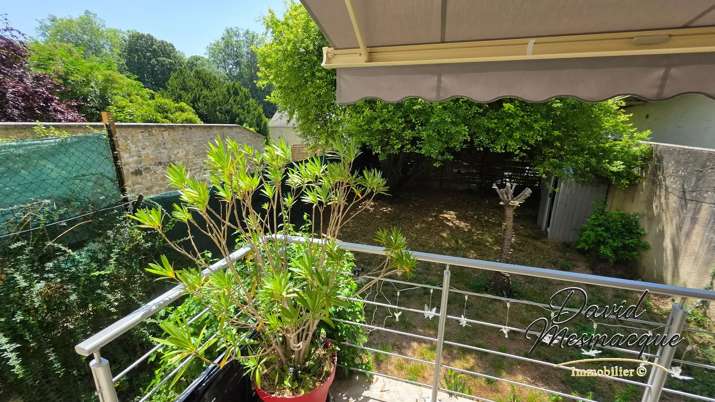 Vue sur le jardin sans vis-à-vis