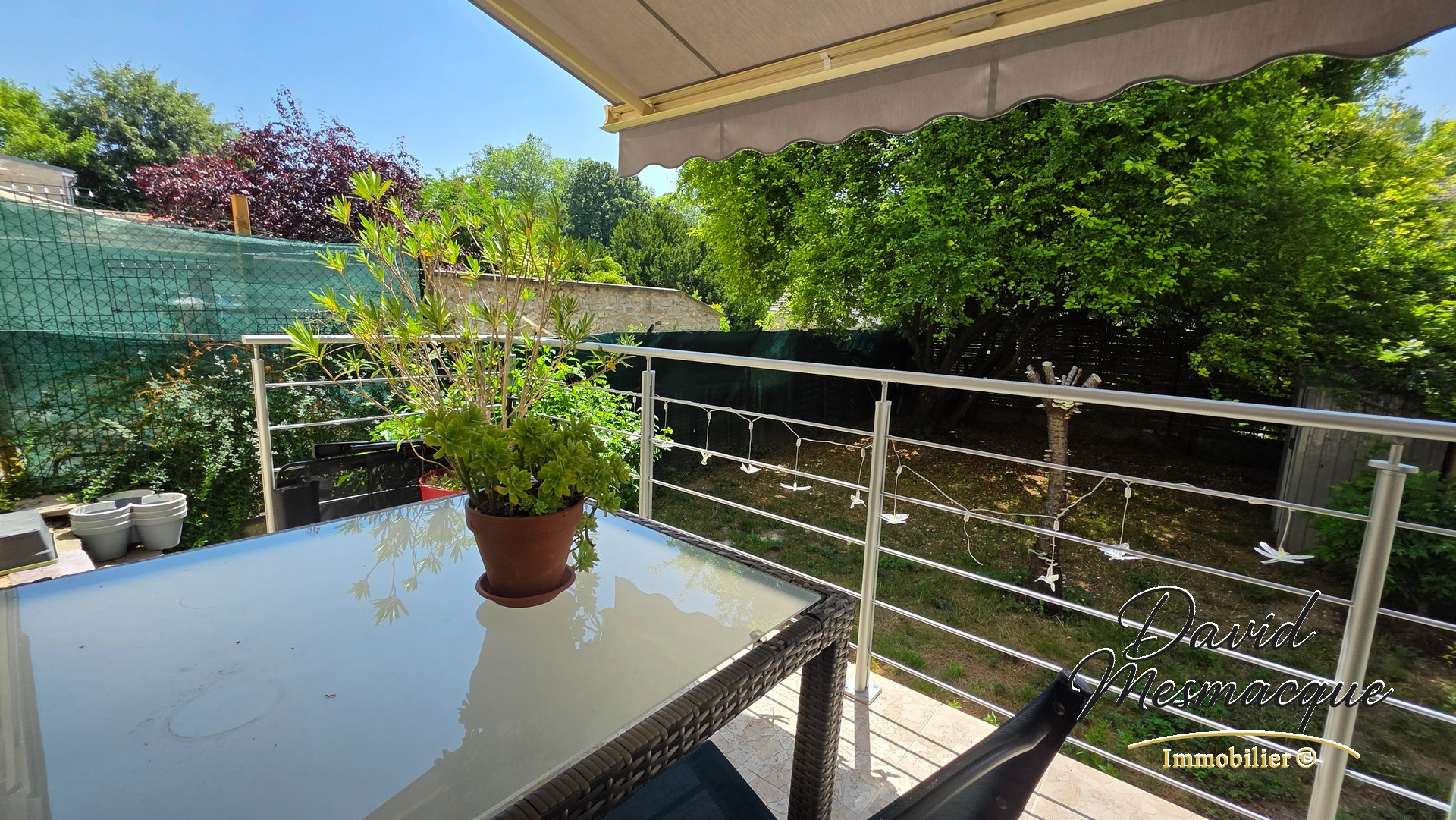 Appartement T2 à Meulan rue Gambetta avec terrasse et jardin sans vis à vis